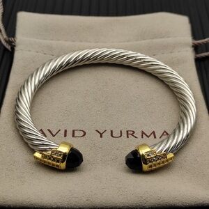 David Yurman Silver and Gold Bracelet